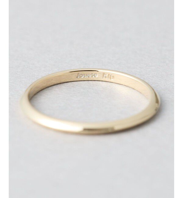 Jouete「K10YG ピンキーリング シャープ」|リング|