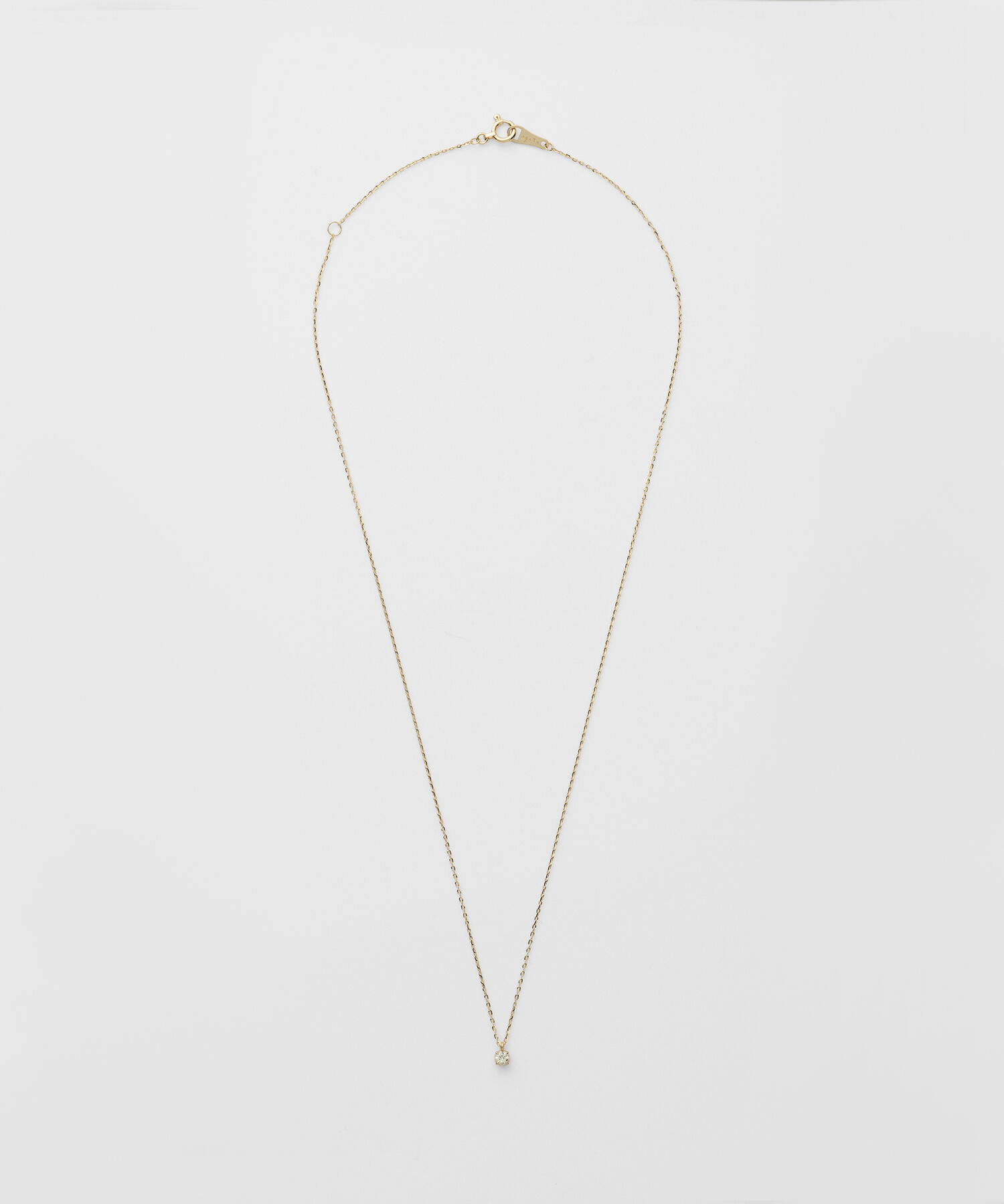 agete「K10ダイヤモンドネックレス（0.05ct）」|ネックレス|