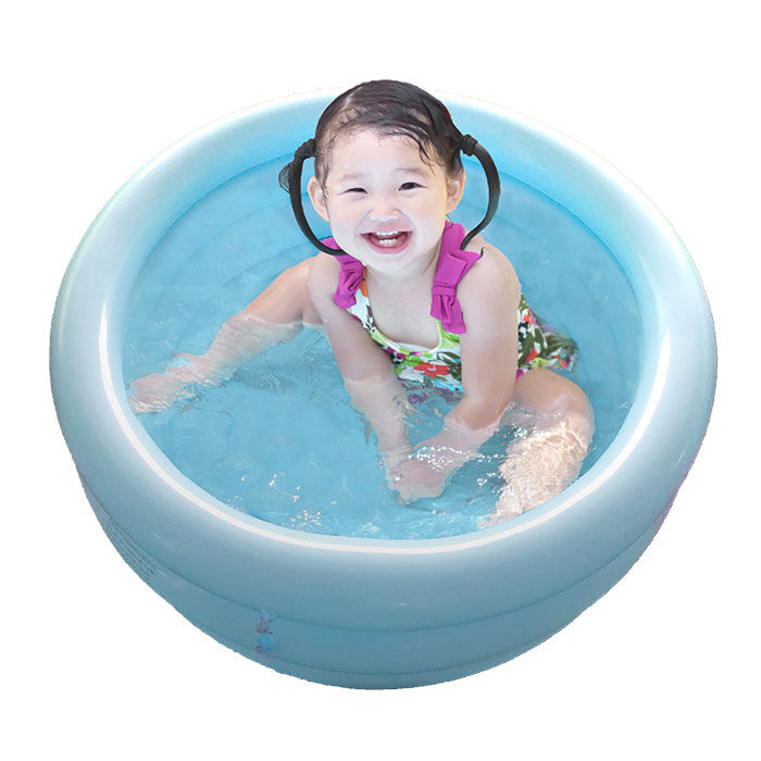 BACKYARD FAMILY「ビニールプール 子供用 通販 丸形クッションプール 家庭用プール 水遊び エアークッション」|その他|