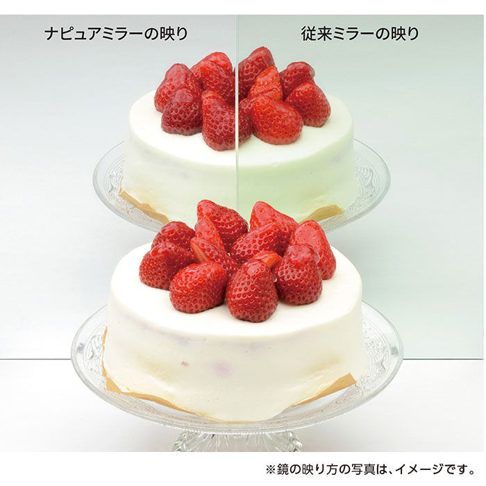 BACKYARD FAMILY「ナピュアミラー 3l 通販 卓上ミラー スタンドミラー ミラー 卓上 折立鏡 コンパクトミラー」|ミラー|