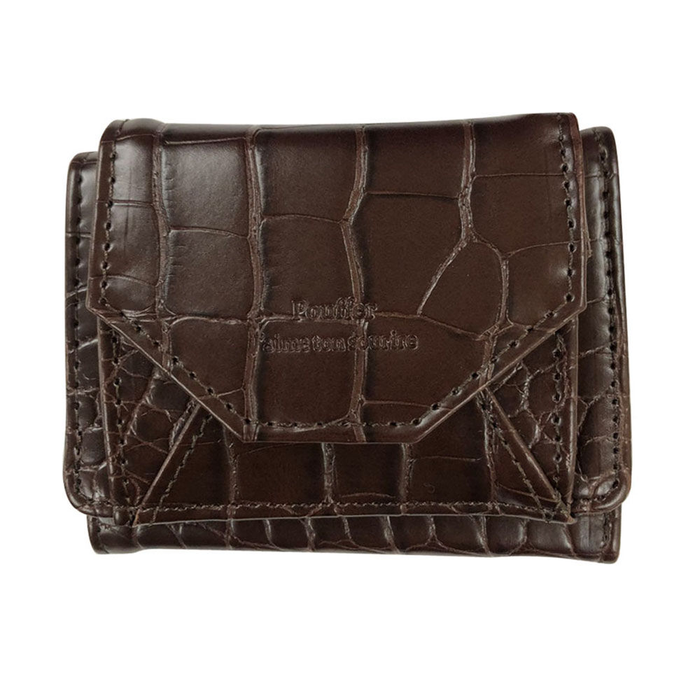 BACKYARD FAMILY「ミニ財布 レディース 三つ折り 通販 ミニウォレット レター 三つ折り財布 三つ折財布 コンパクト」|財布|ブラウン1