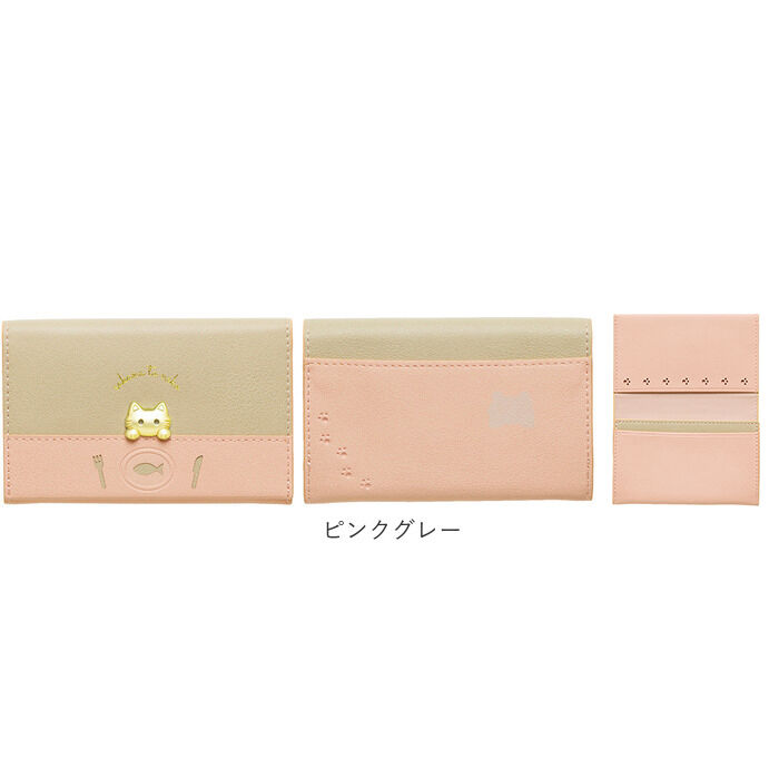 BACKYARD FAMILY「名刺入れ レディース 通販 ねこ 猫 ネコ カードケース スリム 薄型 レディース 花柄」|名刺入れ・カードケース|