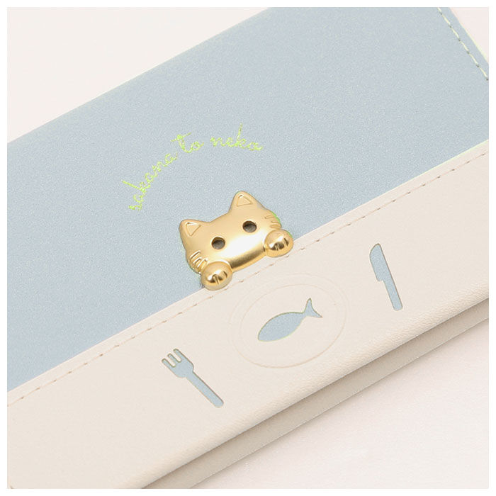 BACKYARD FAMILY「名刺入れ レディース 通販 ねこ 猫 ネコ カードケース スリム 薄型 レディース 花柄」|名刺入れ・カードケース|