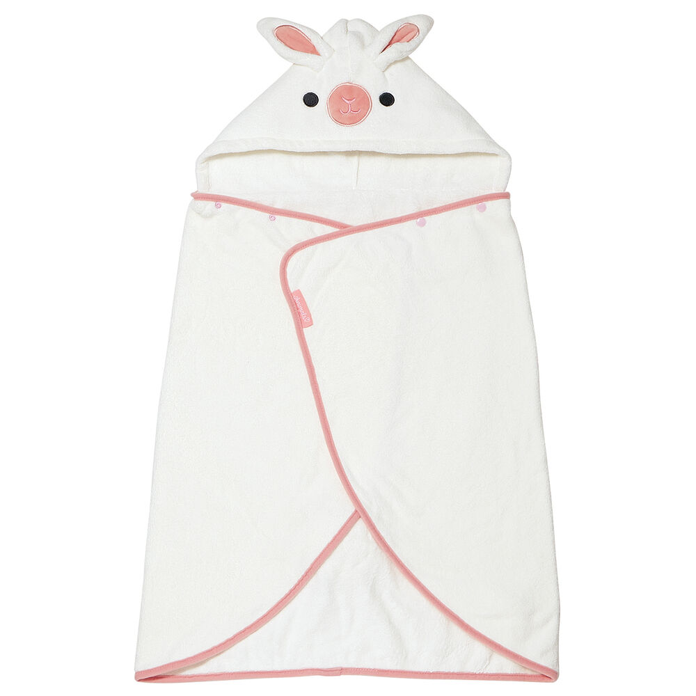 BACKYARD FAMILY「SKATER スケーター 吸水 速乾 フード付き バスポンチョ 通販 バスタオル ポンチョ タオル」|タオル|ホワイト1