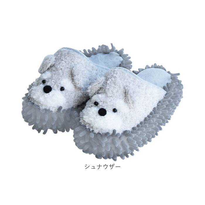 BACKYARD FAMILY「モップスリッパ かわいい 通販 お掃除スリッパ おそうじスリッパ モップ スリッパ ルームシューズ」|ルームシューズ|