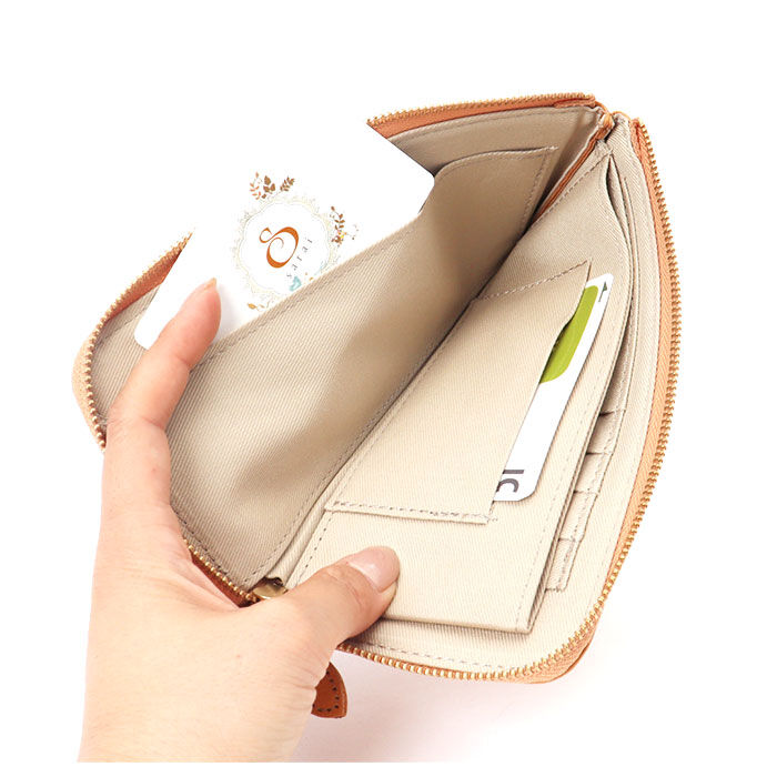 BACKYARD FAMILY「ズッケロ 財布 55433 zucchero 通販 長財布 長サイフ 花柄デザインL字長財布 本革」|財布|