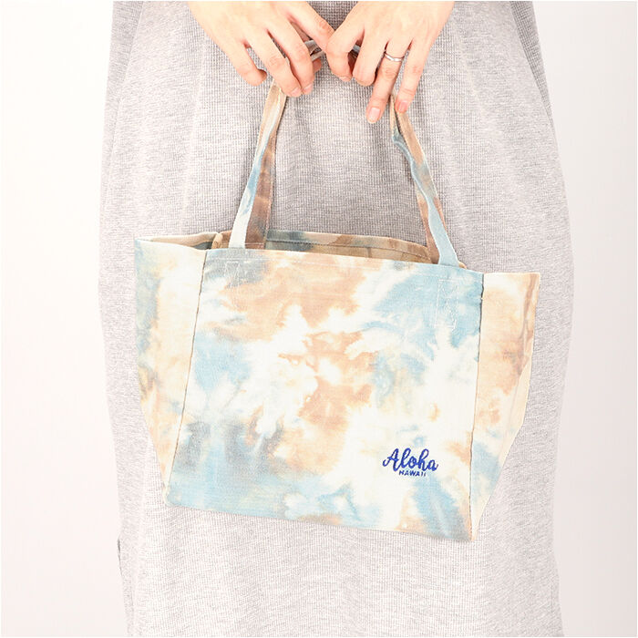 BACKYARD FAMILY「ミニトートバッグ 布 通販 タイダイ染め トートバッグ タイダイ柄 ワイドトート ミニ」|トートバッグ|