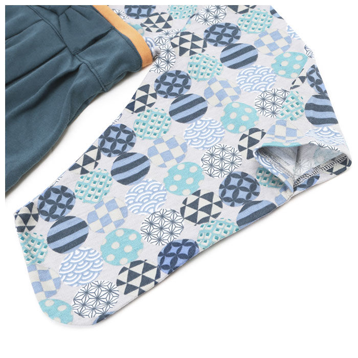 BACKYARD FAMILY「アエナック Aenak はかまロンパース 通販 男児 男の子 全開タイプ カバーオール 袴」|その他ベビーウェア|