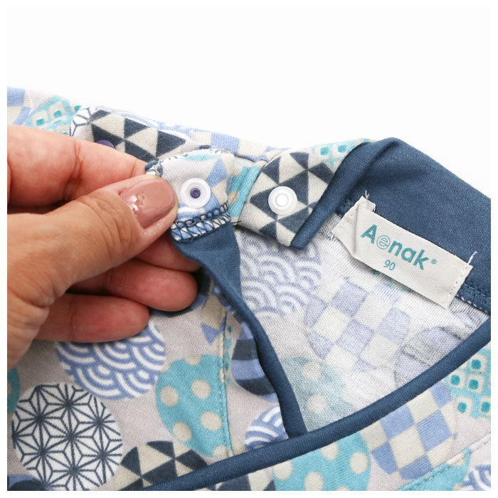 BACKYARD FAMILY「アエナック Aenak はかまロンパース 通販 男児 男の子 全開タイプ カバーオール 袴」|その他ベビーウェア|