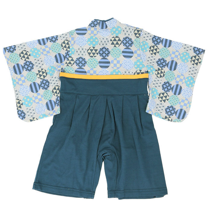 BACKYARD FAMILY「アエナック Aenak はかまロンパース 通販 男児 男の子 全開タイプ カバーオール 袴」|その他ベビーウェア|