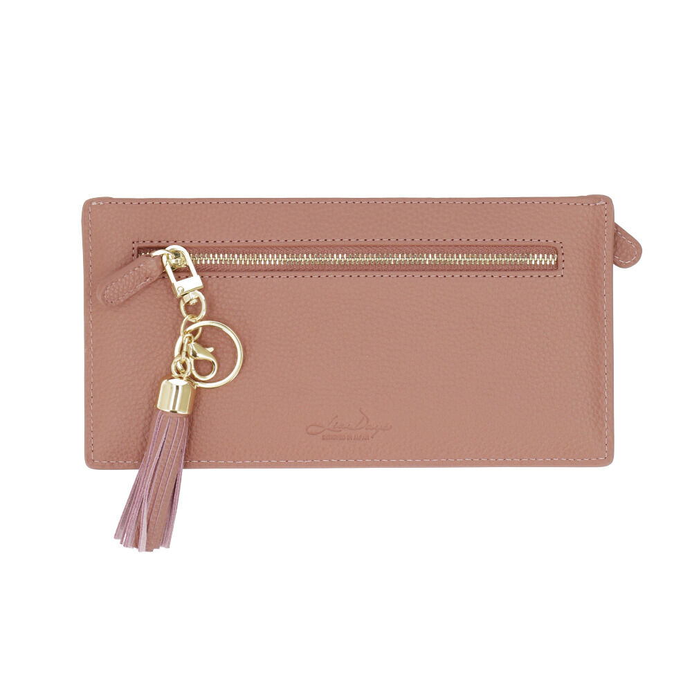 BACKYARD FAMILY「リズデイズ LIZDAYS 長財布 レディース ブランド 通販 本革 薄型 スリム カードケース」|財布|ピンク1