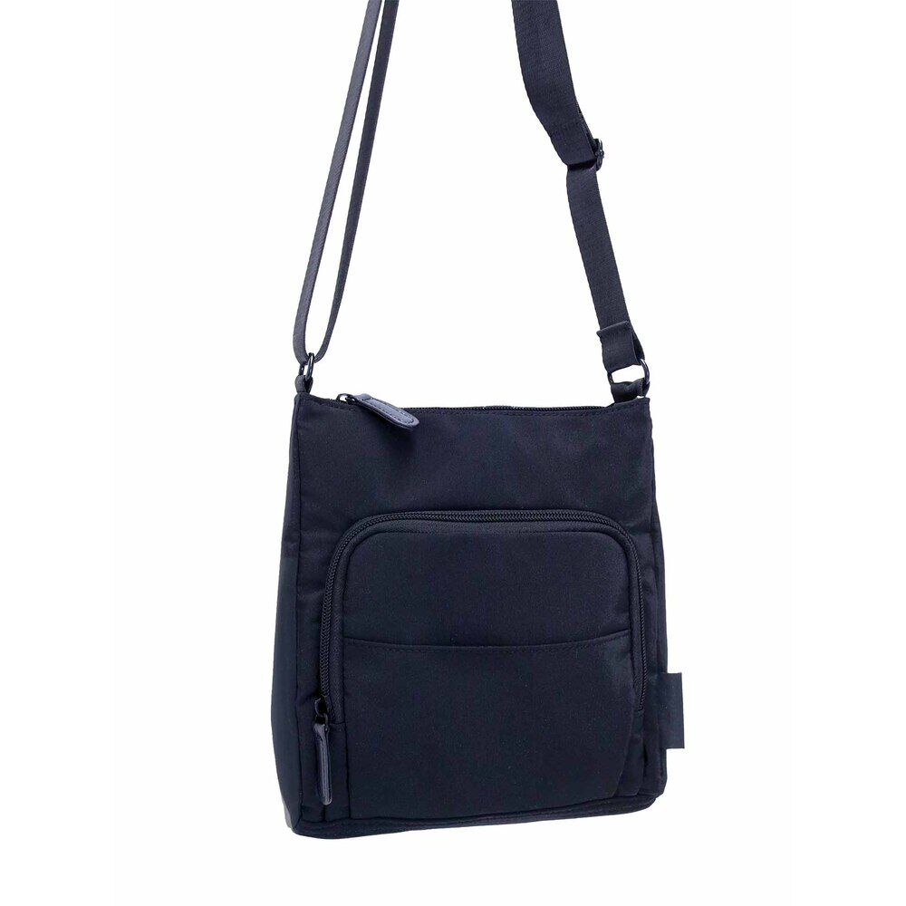 BACKYARD FAMILY「ショルダーバッグ 多機能 縦型 通販 ショルダーバック ショルダー 斜めかけ 肩掛け ななめかけ」|ショルダー・メッセンジャー|ブラック1