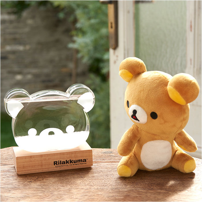 BACKYARD FAMILY「リラックマ ガラスフロート温度計 通販 ストームグラス ガリレオ温度計 温度計 インテリア温度計」|その他|