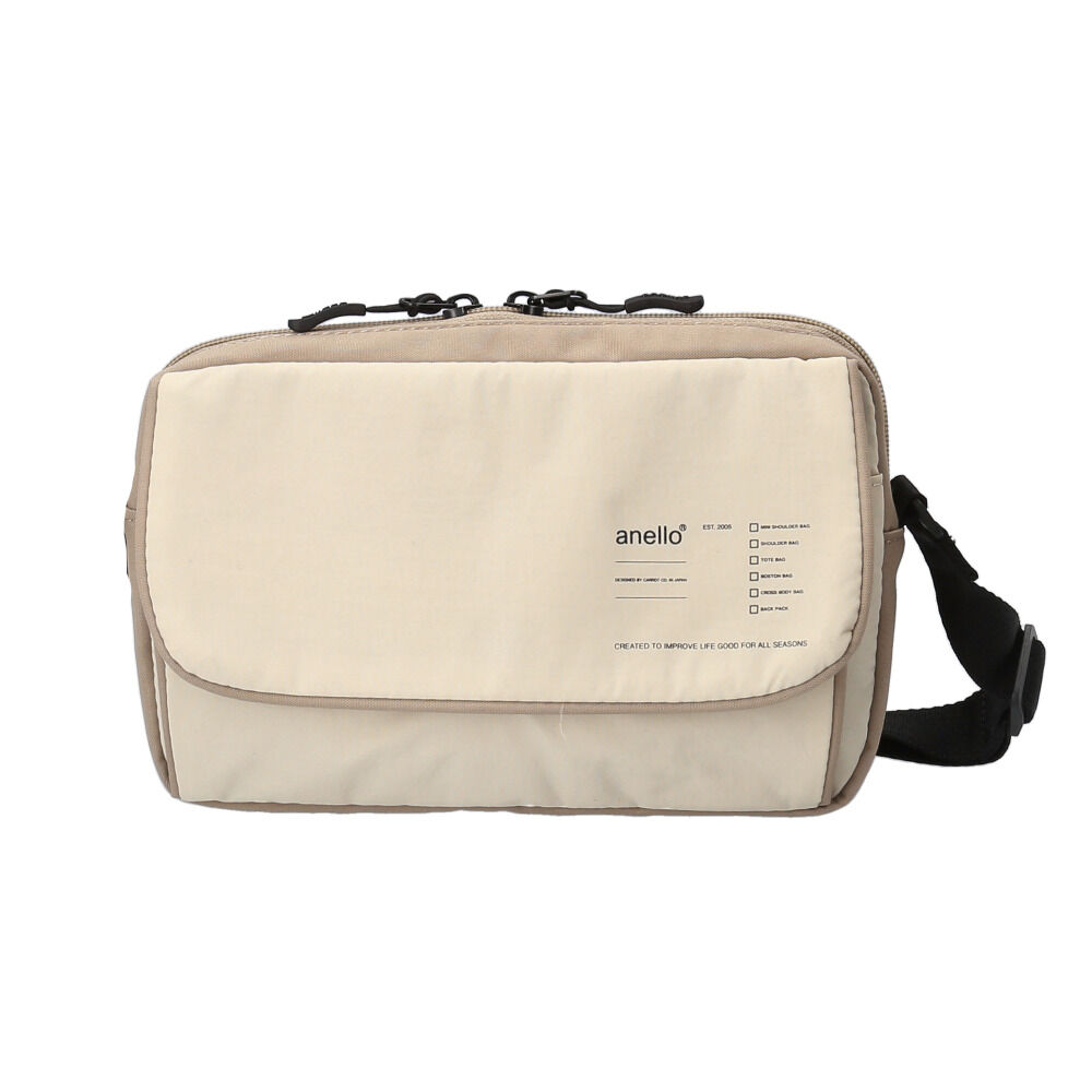 anello「アネロ ショルダーバッグ anello ATH3562 通販 ショルダーバック ショルダー バッグ」|ショルダー・メッセンジャー|ベージュ1