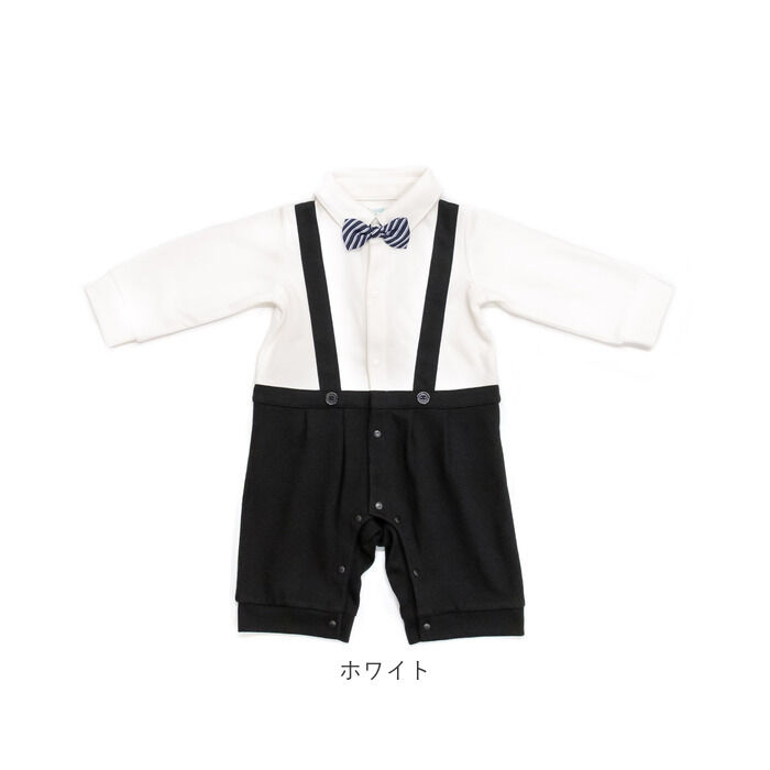 BACKYARD FAMILY「Aenak アエナック ベビー フォーマル 男の子 ロンパース 通販 スーツ 蝶ネクタイ」|その他ベビーウェア|