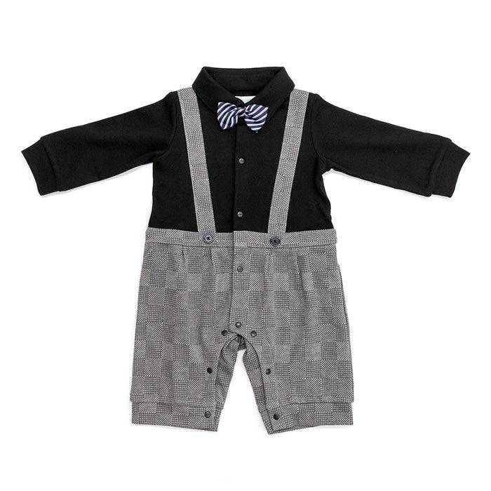 BACKYARD FAMILY「Aenak アエナック ベビー フォーマル 男の子 ロンパース 通販 スーツ 蝶ネクタイ」|その他ベビーウェア|