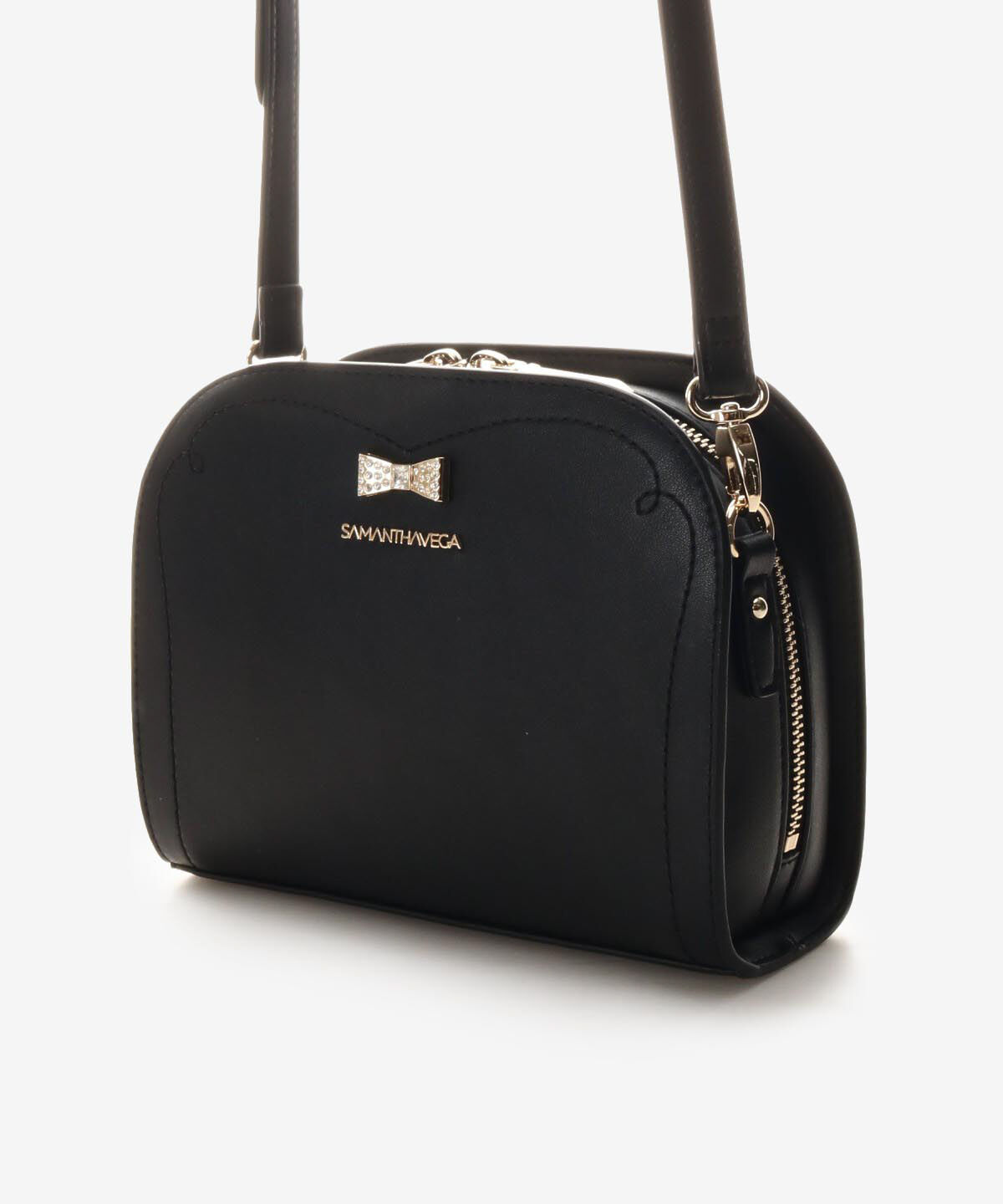 Samantha Vega「ビジューリボンショルダーバック」|ショルダー・メッセンジャー|