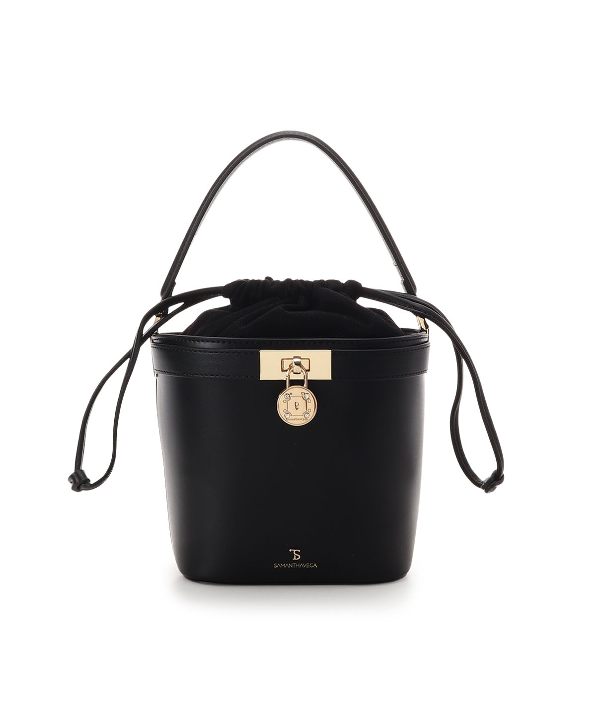 Samantha Vega「サークルロックバケツ型ショルダーバッグ」|ショルダー・メッセンジャー|ブラック