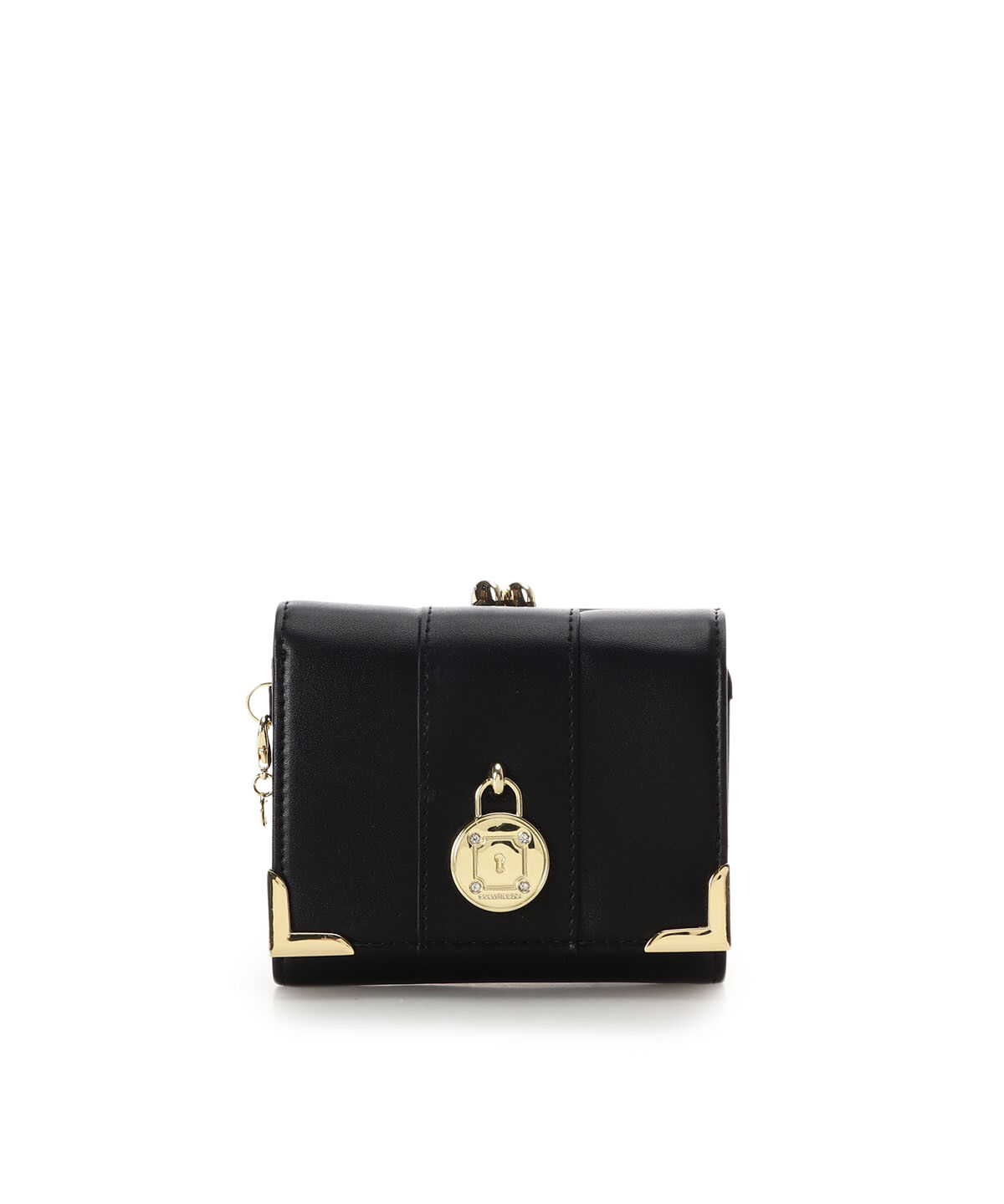 Samantha Vega「サークルロック折財布」|財布|ブラック