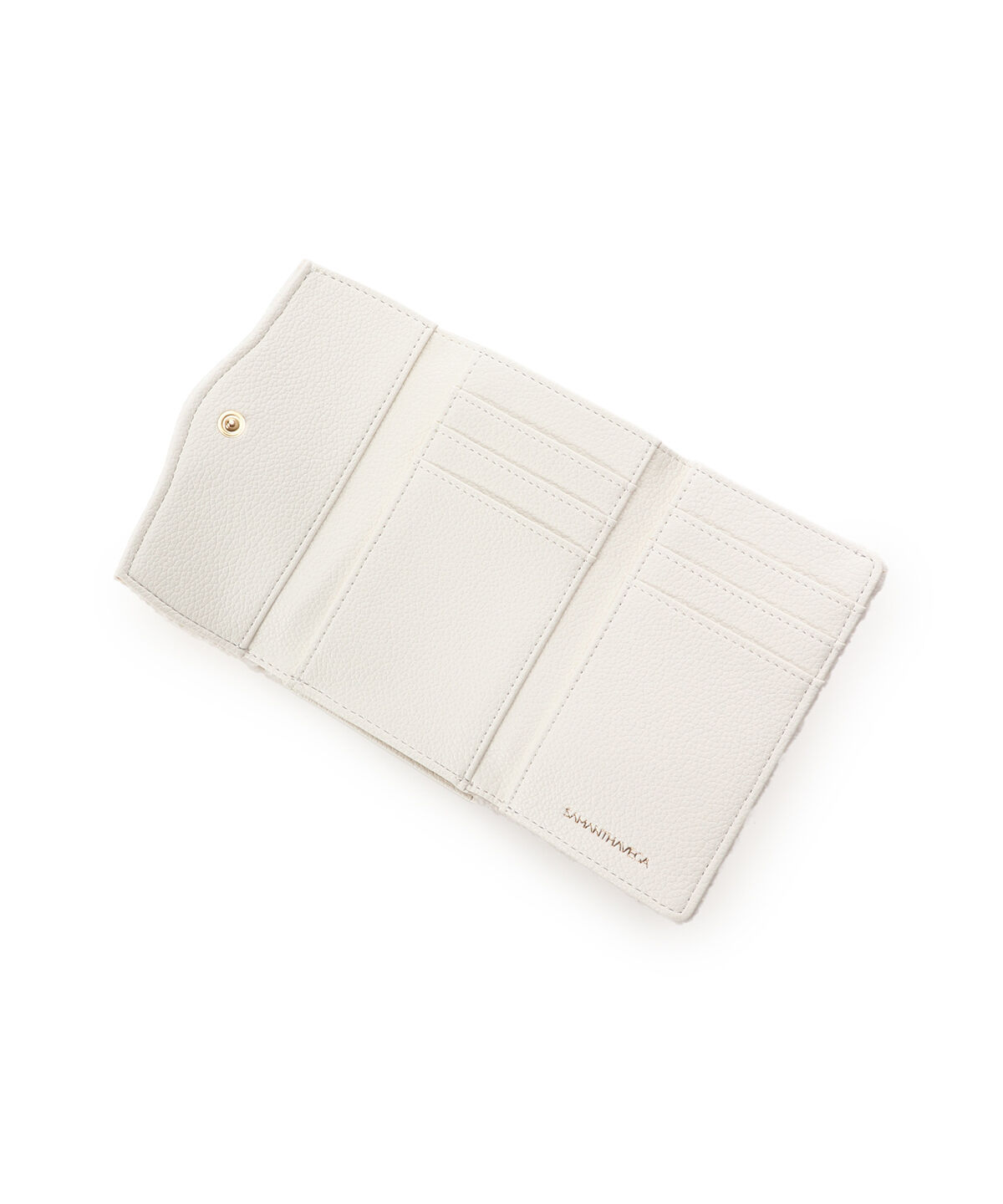 Samantha Vega「ソリッドリボンツイード折財布」|財布|