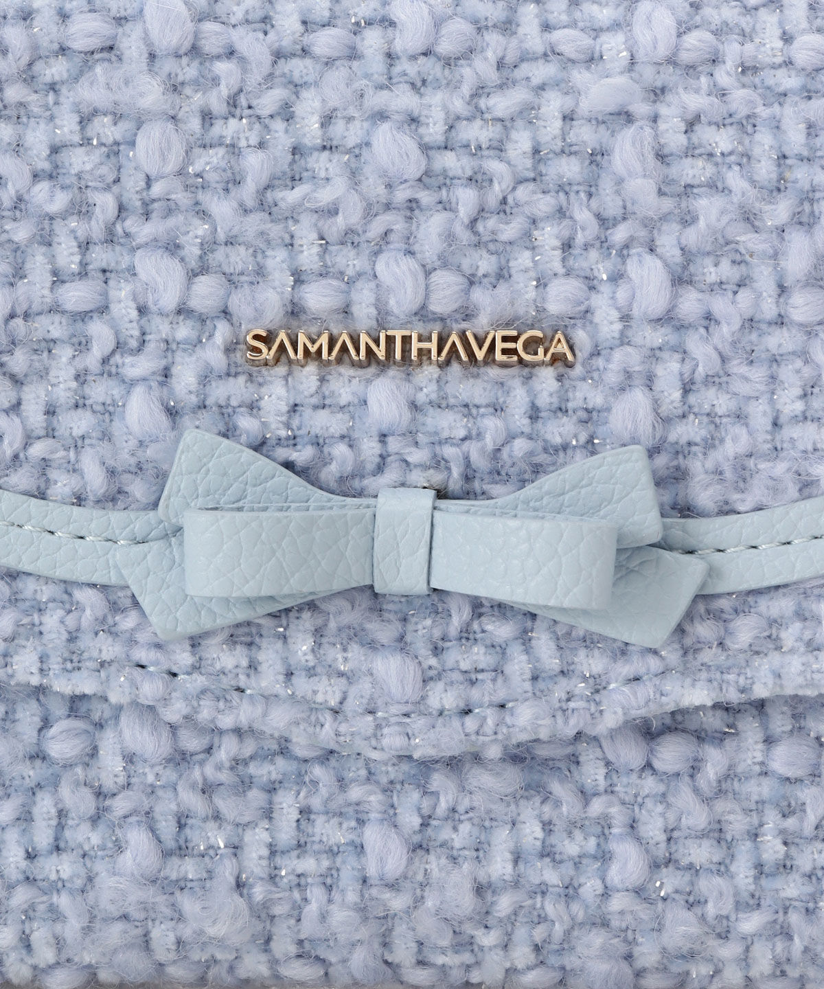 Samantha Vega「ソリッドリボンツイード折財布」|財布|