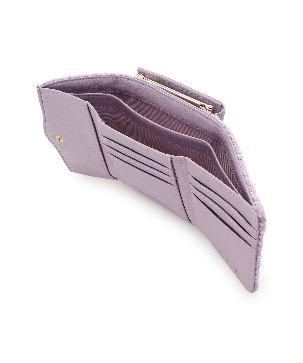 Samantha Vega「ソリッドリボンツイード折財布」|財布|