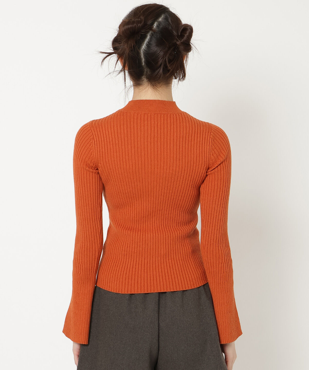 REDYAZEL「プチハネイネックフレアスリーブニット」|ニット・セーター|