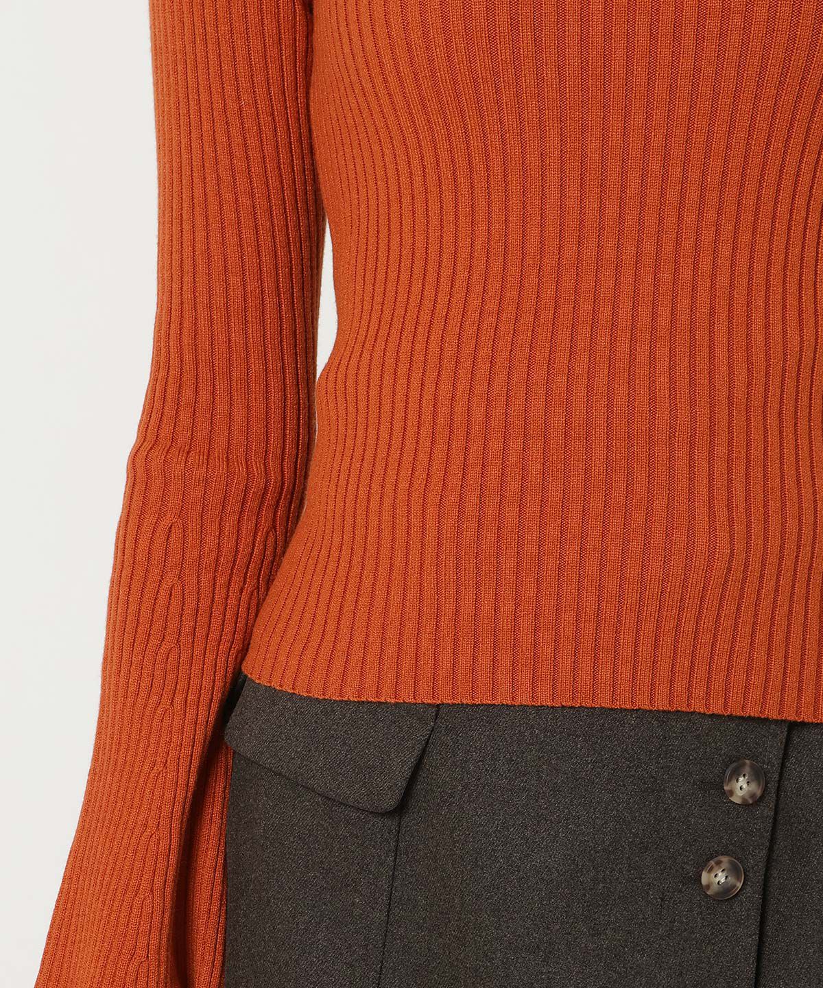 REDYAZEL「プチハネイネックフレアスリーブニット」|ニット・セーター|