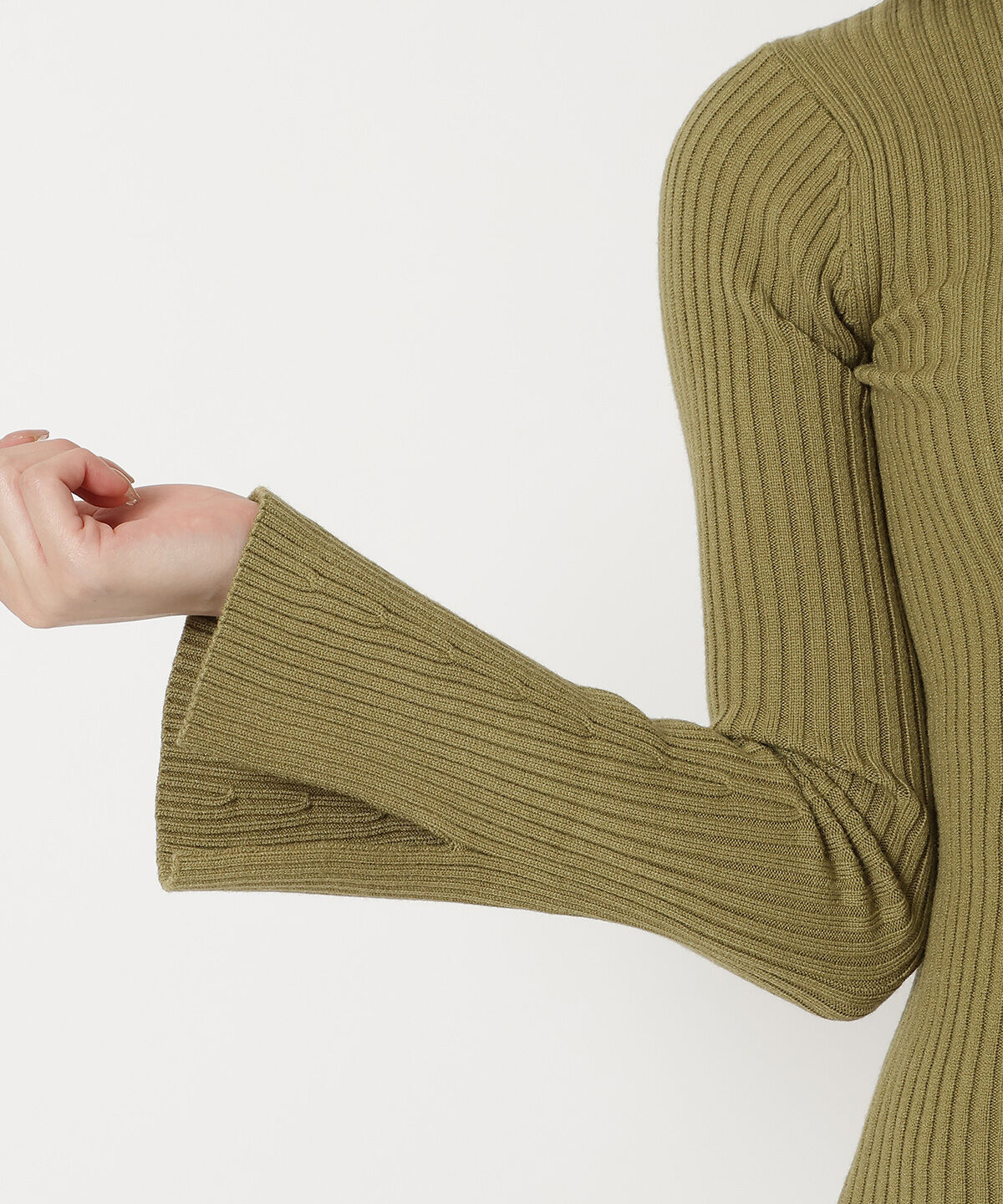 REDYAZEL「プチハネイネックフレアスリーブニット」|ニット・セーター|