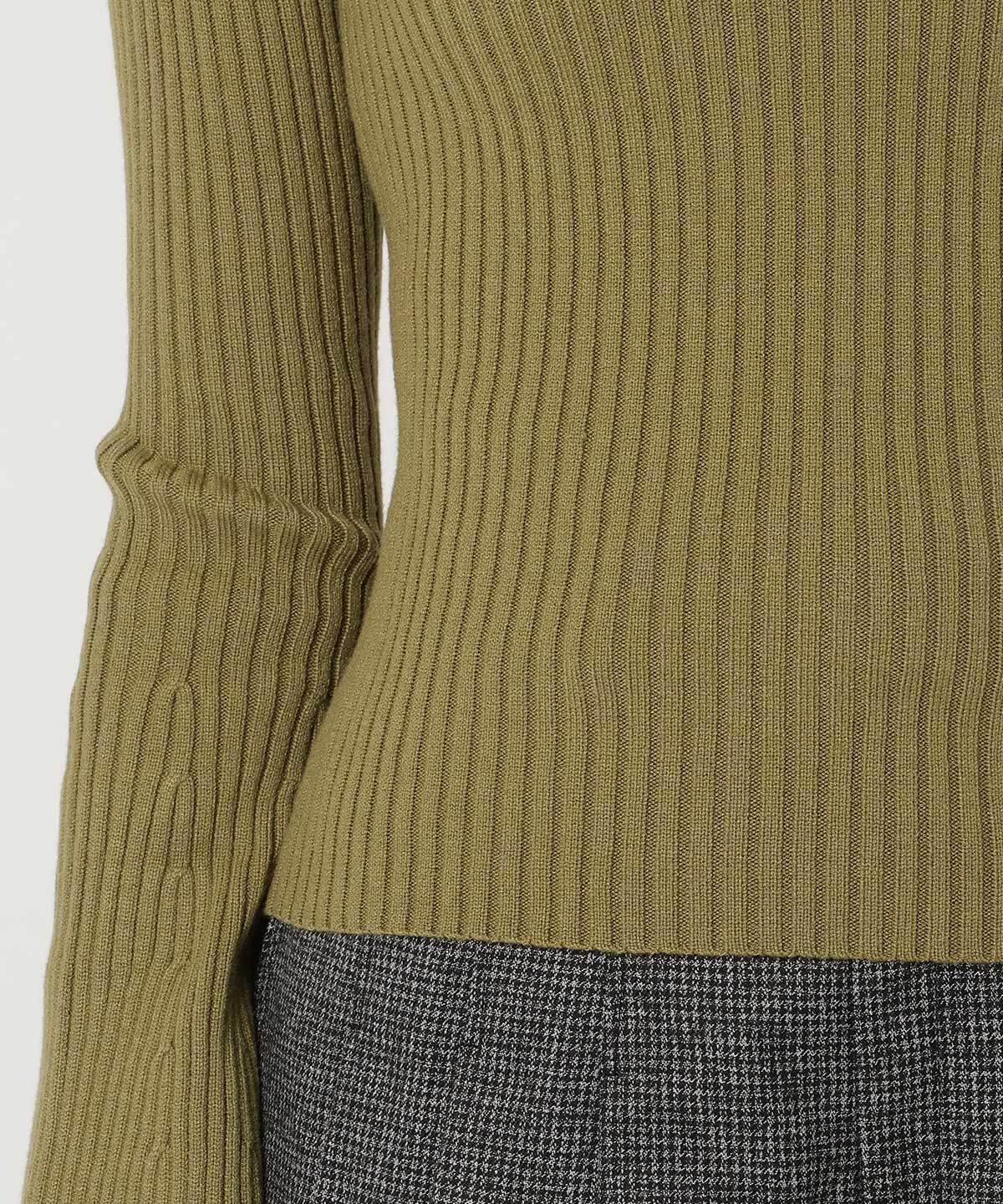 REDYAZEL「プチハネイネックフレアスリーブニット」|ニット・セーター|