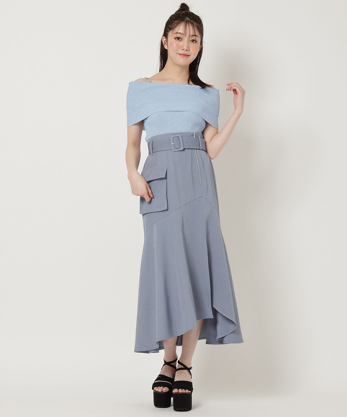 REDYAZEL「ラメリブニット」|ニット・セーター|