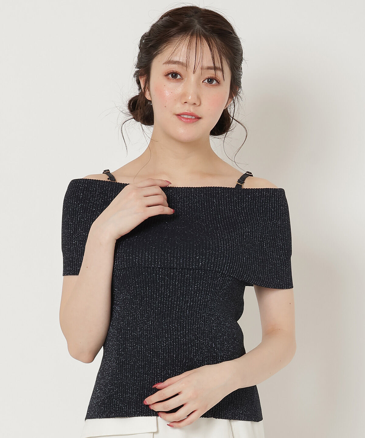 REDYAZEL「ラメリブニット」|ニット・セーター|