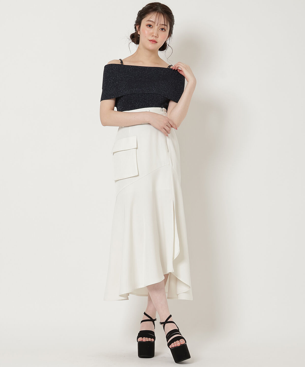 REDYAZEL「ラメリブニット」|ニット・セーター|