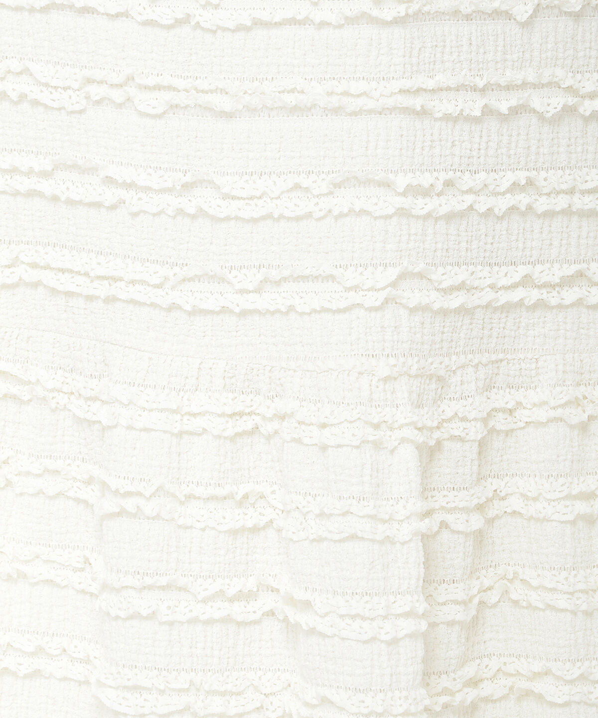 REDYAZEL「ベルトつきボーダーフリルスカート」|フレア|