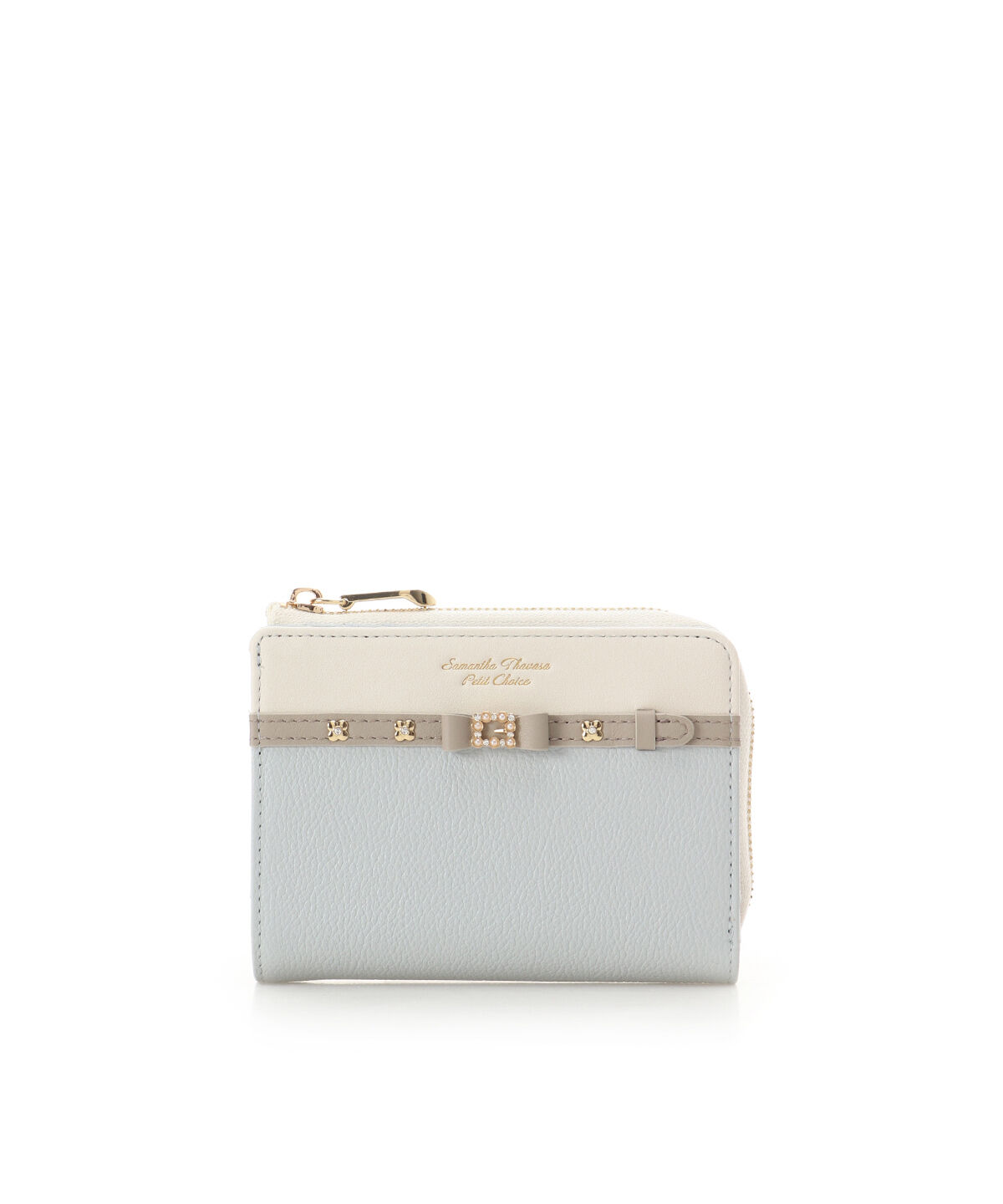 Samantha Thavasa Petit Choice「「オンライン限定」リボンベルト折財布」|財布|ダルブルー