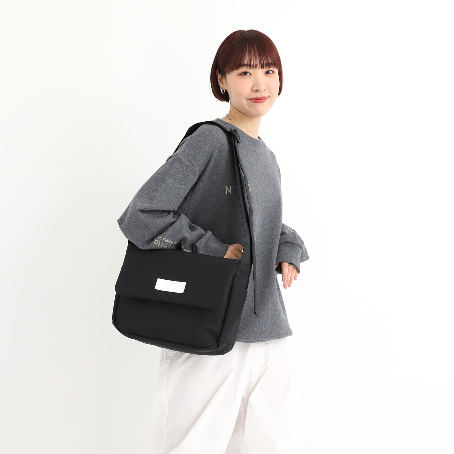 Manhattan Portage「WAVE HILL MESSENGER BAG 300P CORDURA(R) ECO SHEEN VOL.2」|ショルダー・メッセンジャー|BLK
