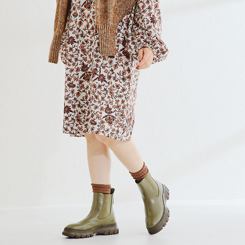 ORiental TRaffic「ボリュームソールサイドゴアブーツ/21404」|ショートブーツ|