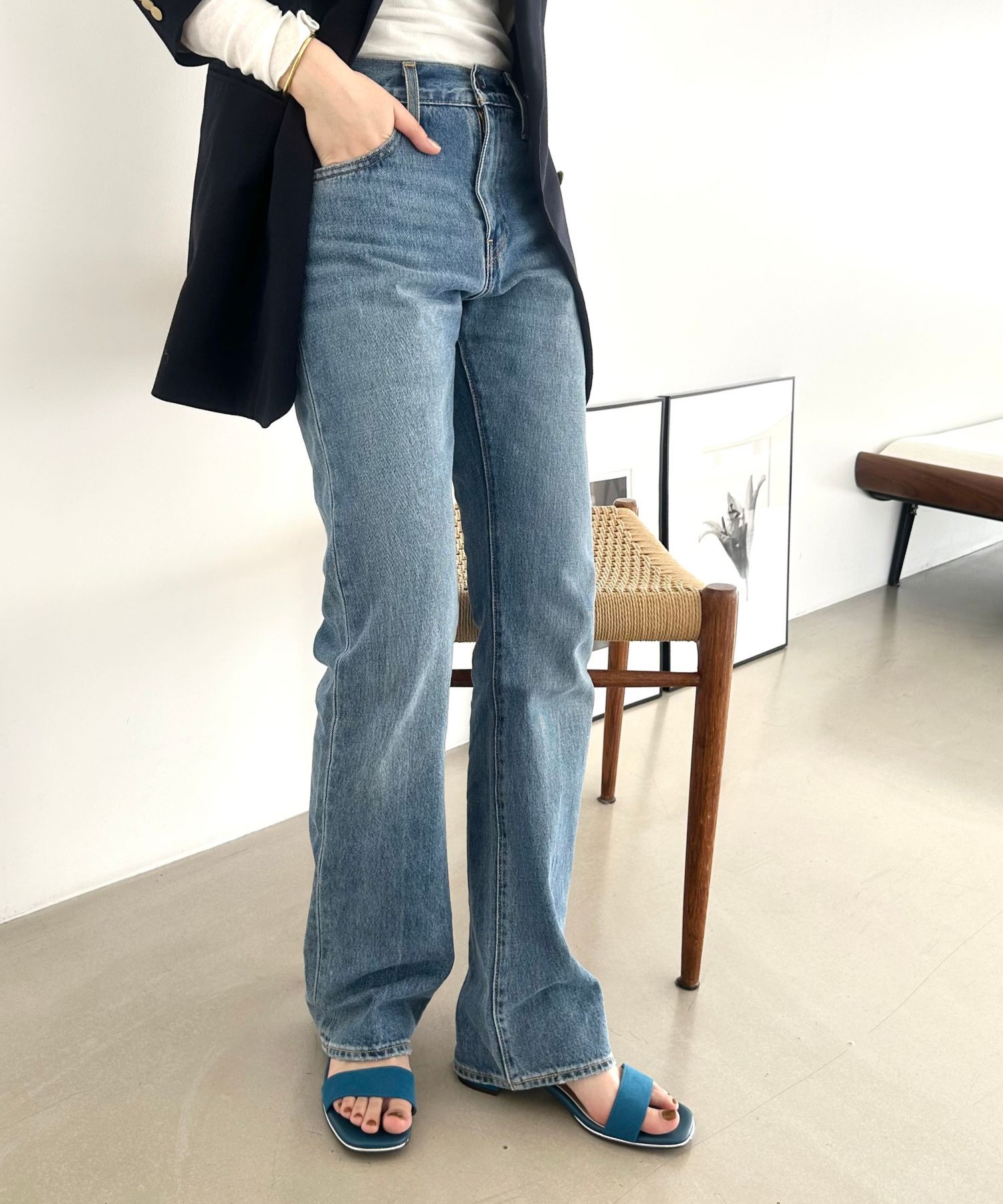 ORiental TRaffic「【アウトレット価格】メタリックライン ミドルヒール サンダル /31209 シンプル 」|サンダル|