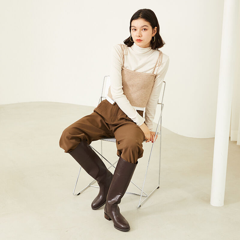 ORiental TRaffic「バックスリットロングブーツ/31504」|ロングブーツ|