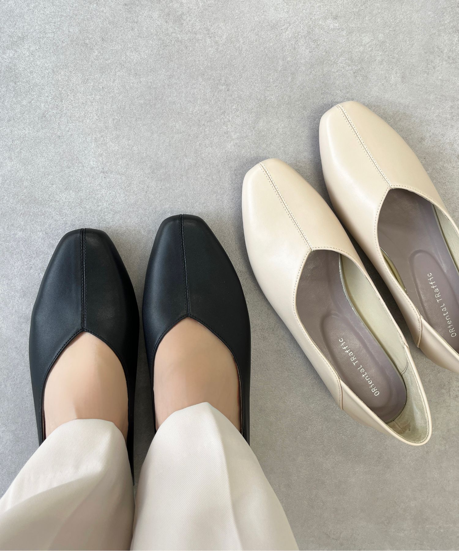 ORiental TRaffic「センターシームバブーシュ/41107」|パンプス|