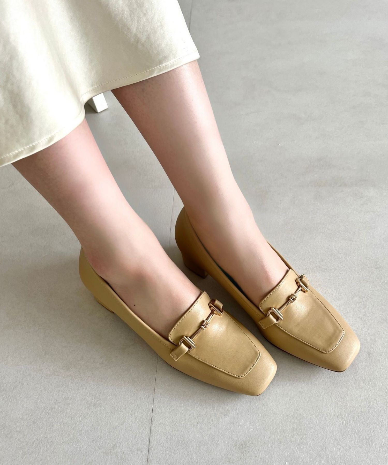 WA Oriental TRaffic「【定番】メタリックラインビットヒールローファー/42101」|ローファー|