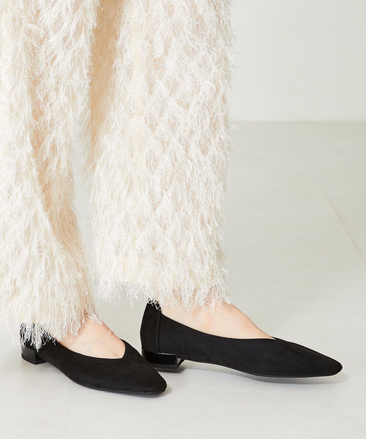 WA Oriental TRaffic「やわらかVカットフラットパンプス/42111」|パンプス|