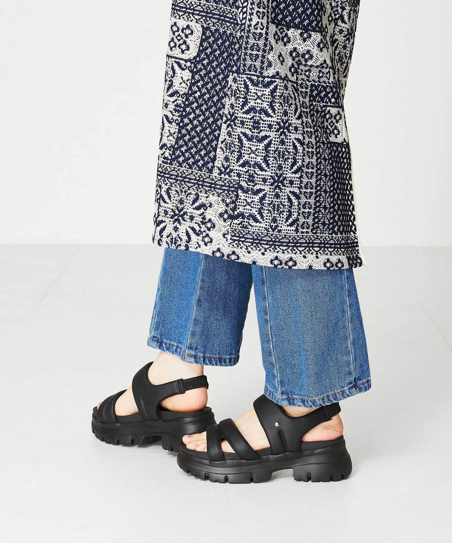 ORiental TRaffic「【アウトレット価格】パデットベルトスニーカーソールサンダル/41216 サンダル 人気 売れてる 厚底」|サンダル|