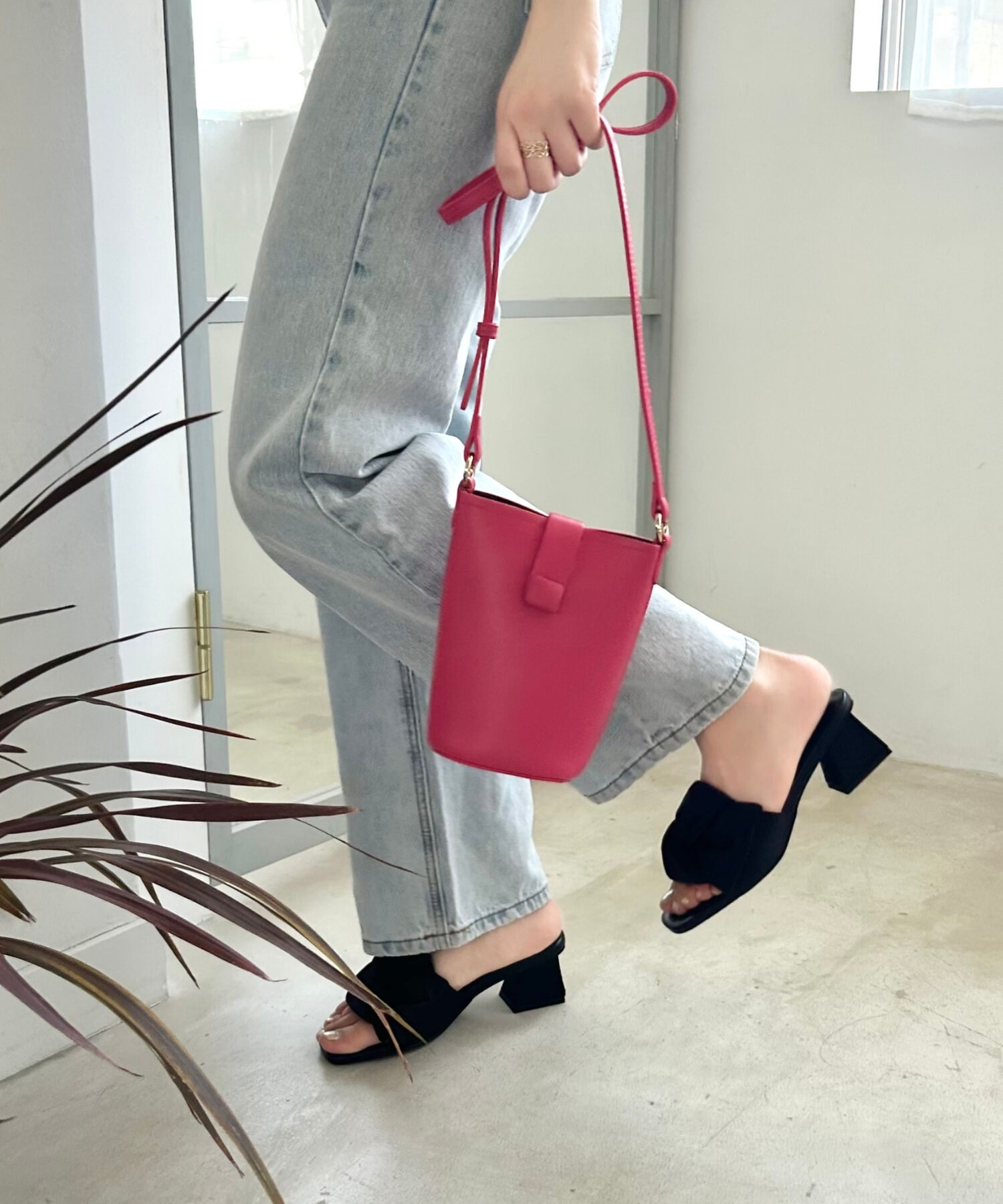 ORiental TRaffic「ビッグリボンモチーフミュール/41227」|サンダル|