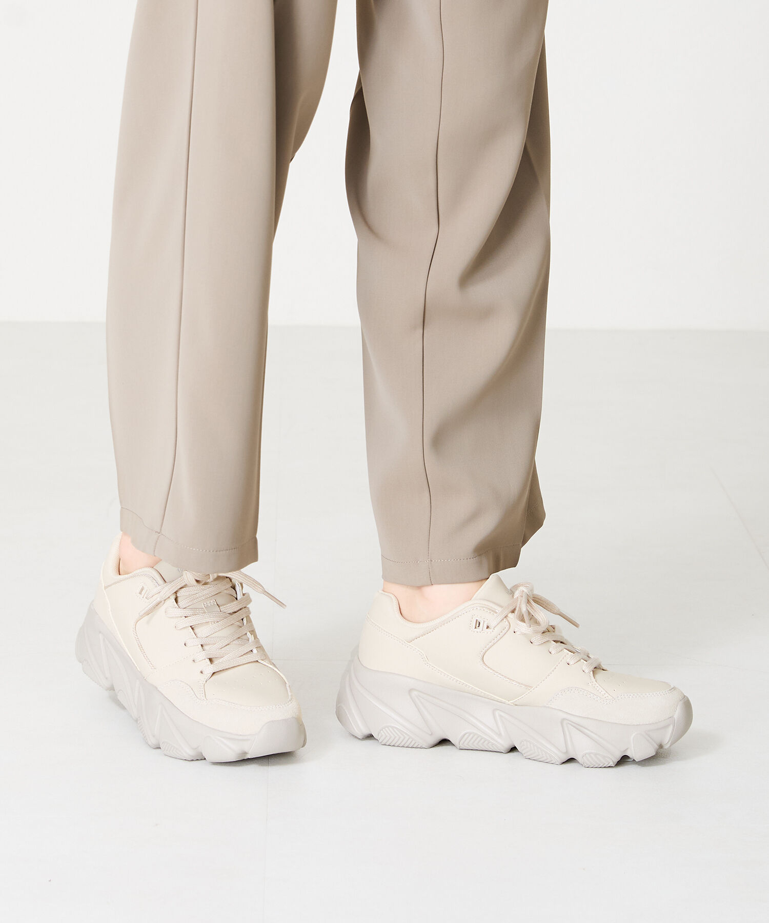 ORiental TRaffic「【アウトレット価格】パンチングデザインボリュームソールスニーカー/OT3738」|スニーカー|