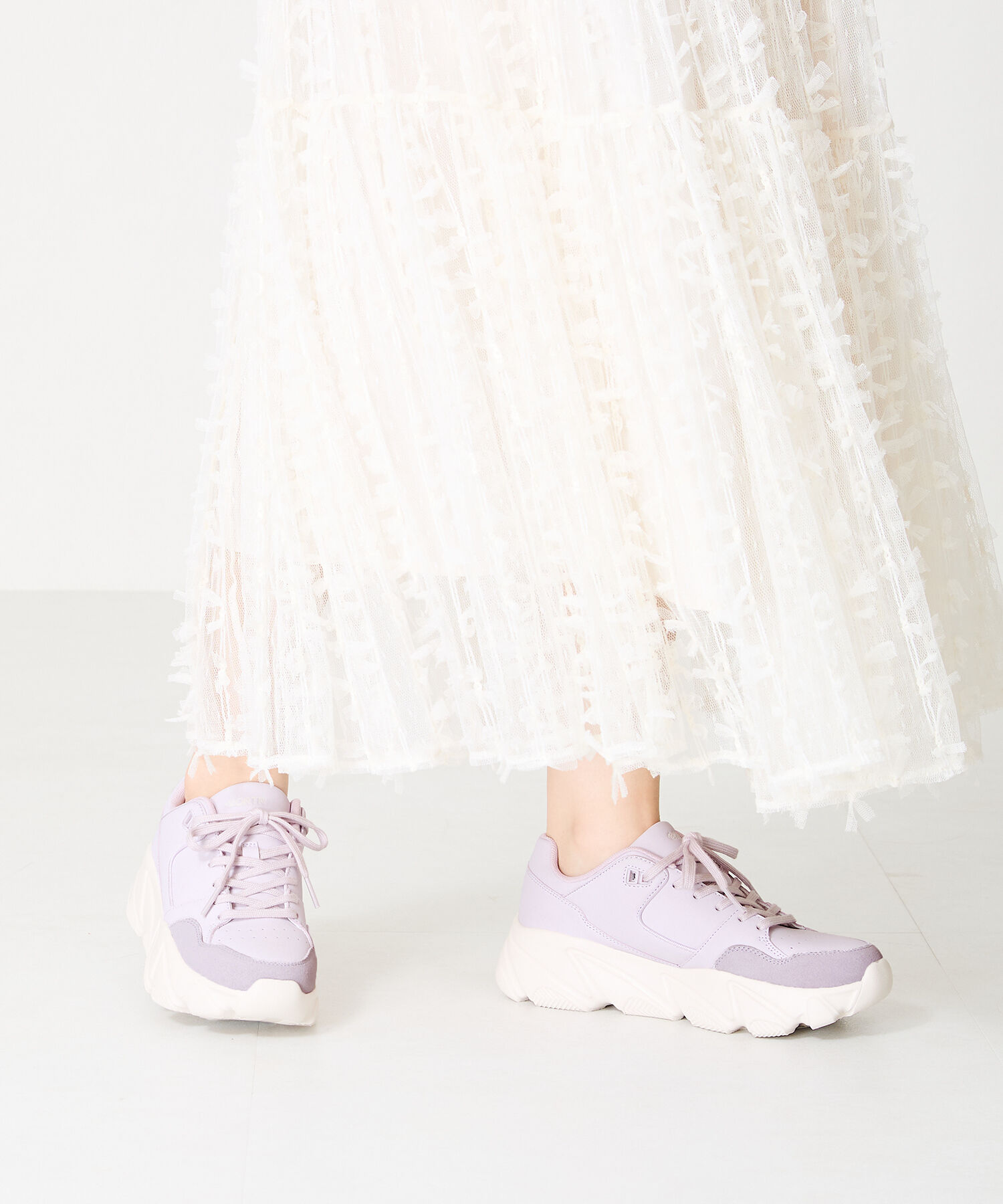 ORiental TRaffic「【アウトレット価格】パンチングデザインボリュームソールスニーカー/OT3738」|スニーカー|