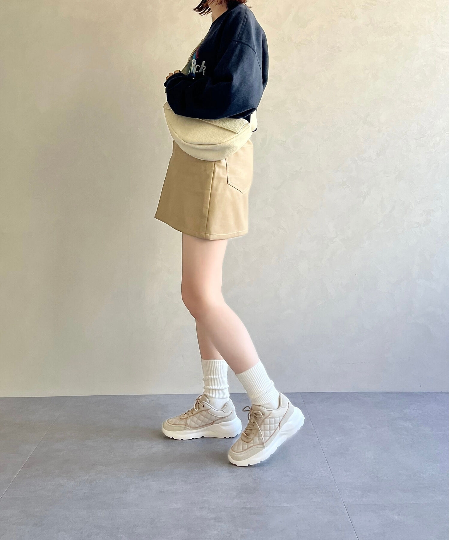 ORiental TRaffic「【トレンド】キルティングデザインスニーカー/OT3743」|スニーカー|