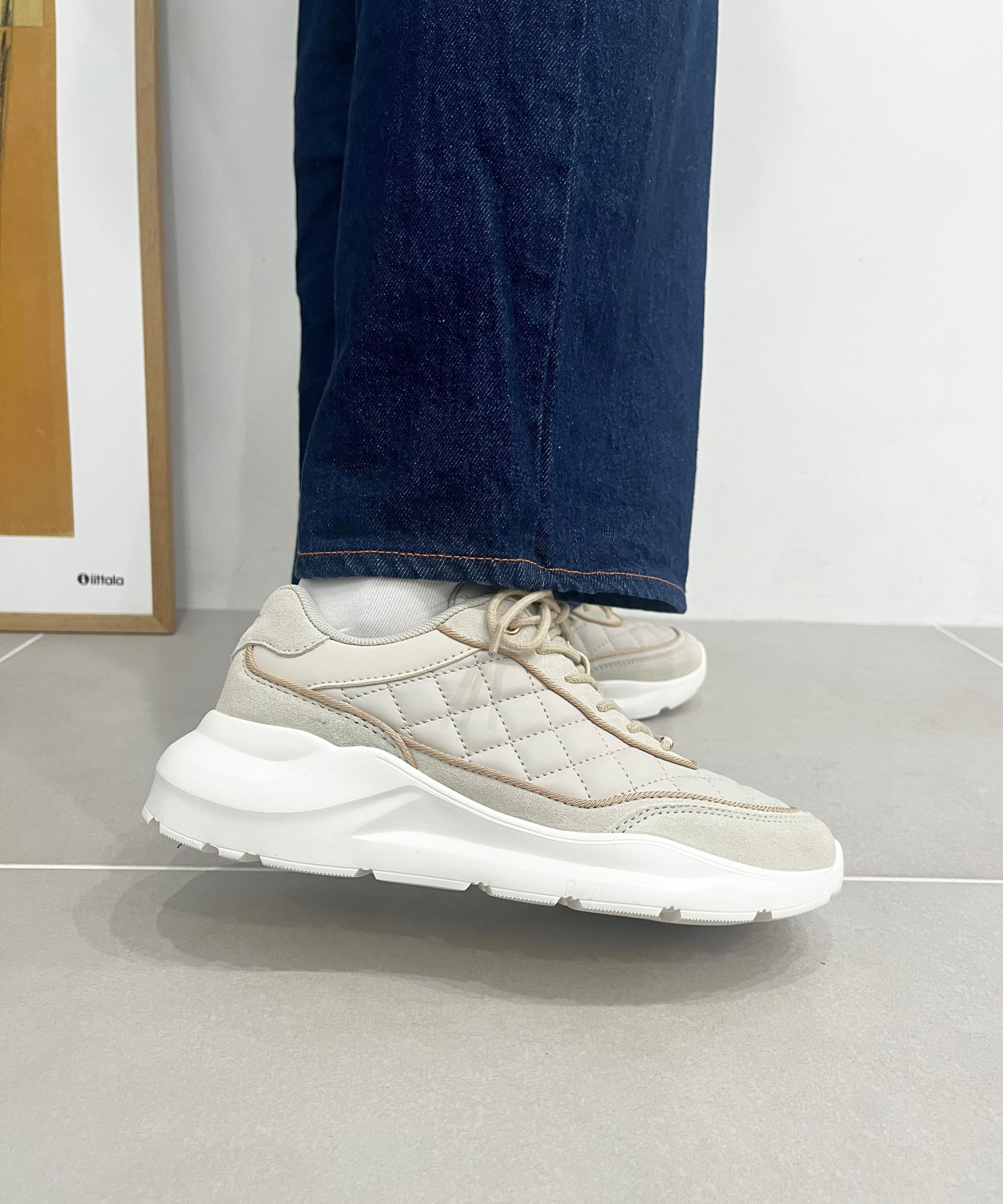 ORiental TRaffic「【トレンド】キルティングデザインスニーカー/OT3743」|スニーカー|