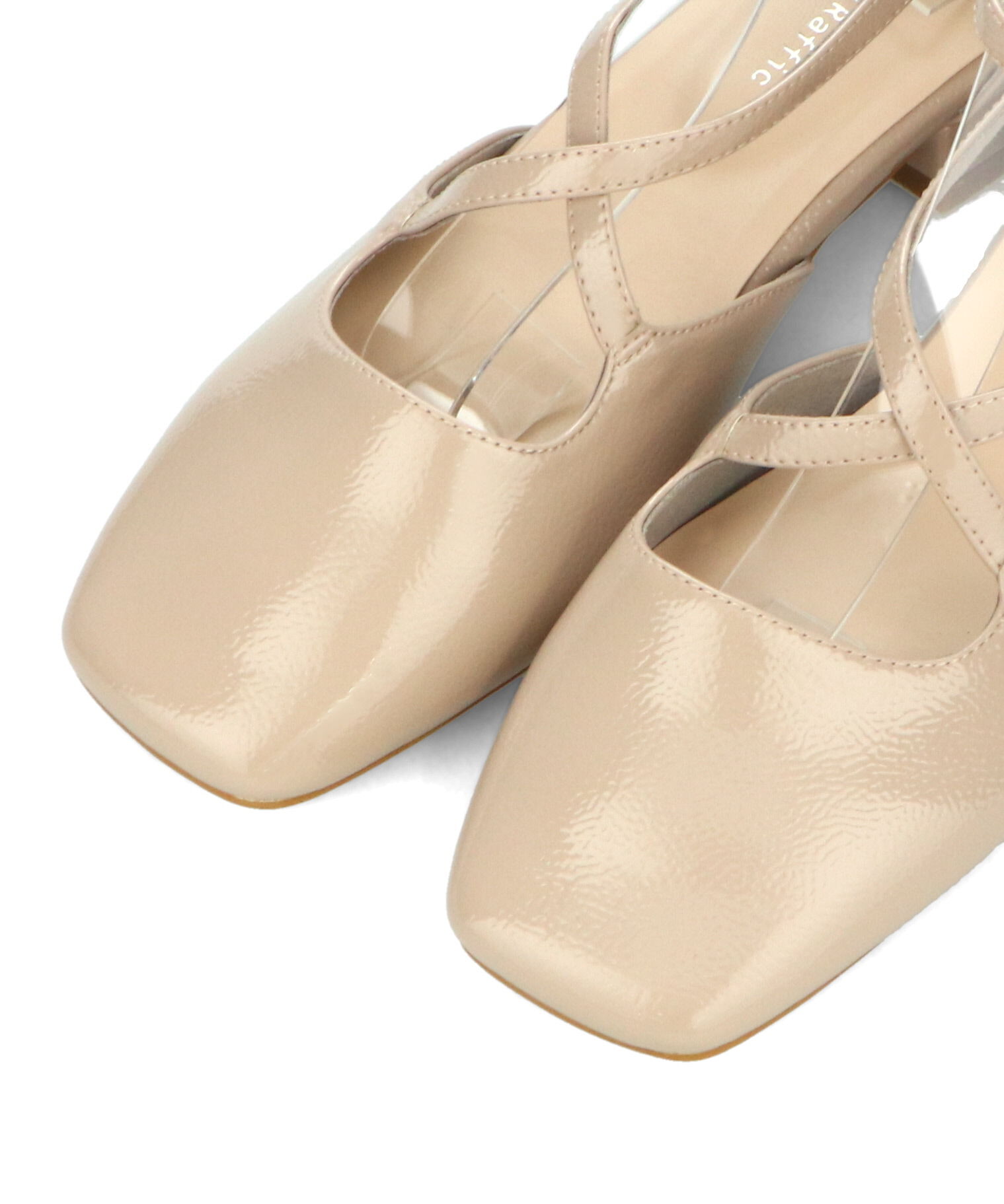 ORiental TRaffic「●2025春夏新作●クロスデザインフラットパンプス/51119」|パンプス|