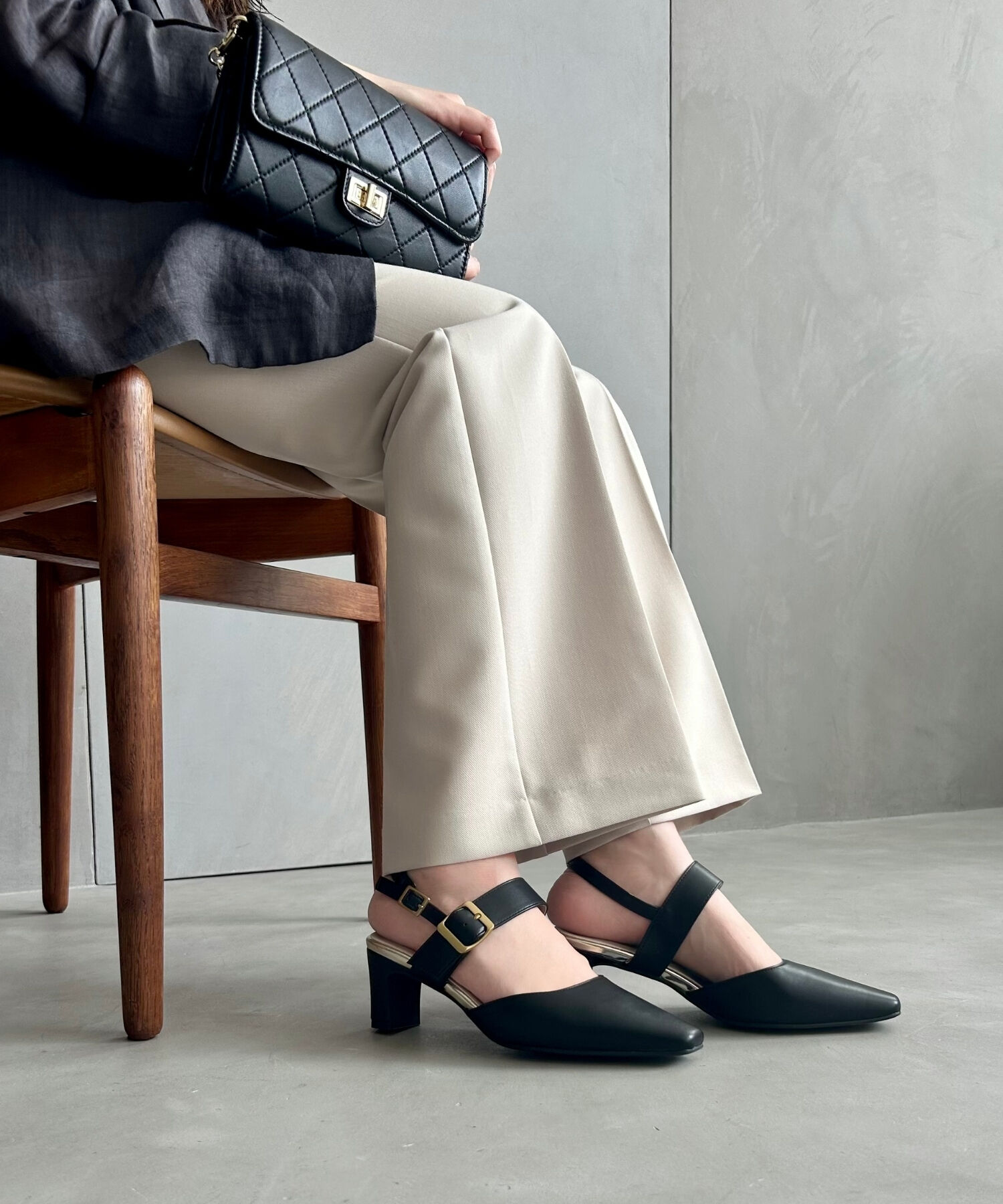 ORiental TRaffic「●2025春夏新作●バックストラップヒールパンプス/51101 パンプス 人気 トレンド 売れてる」|パンプス|